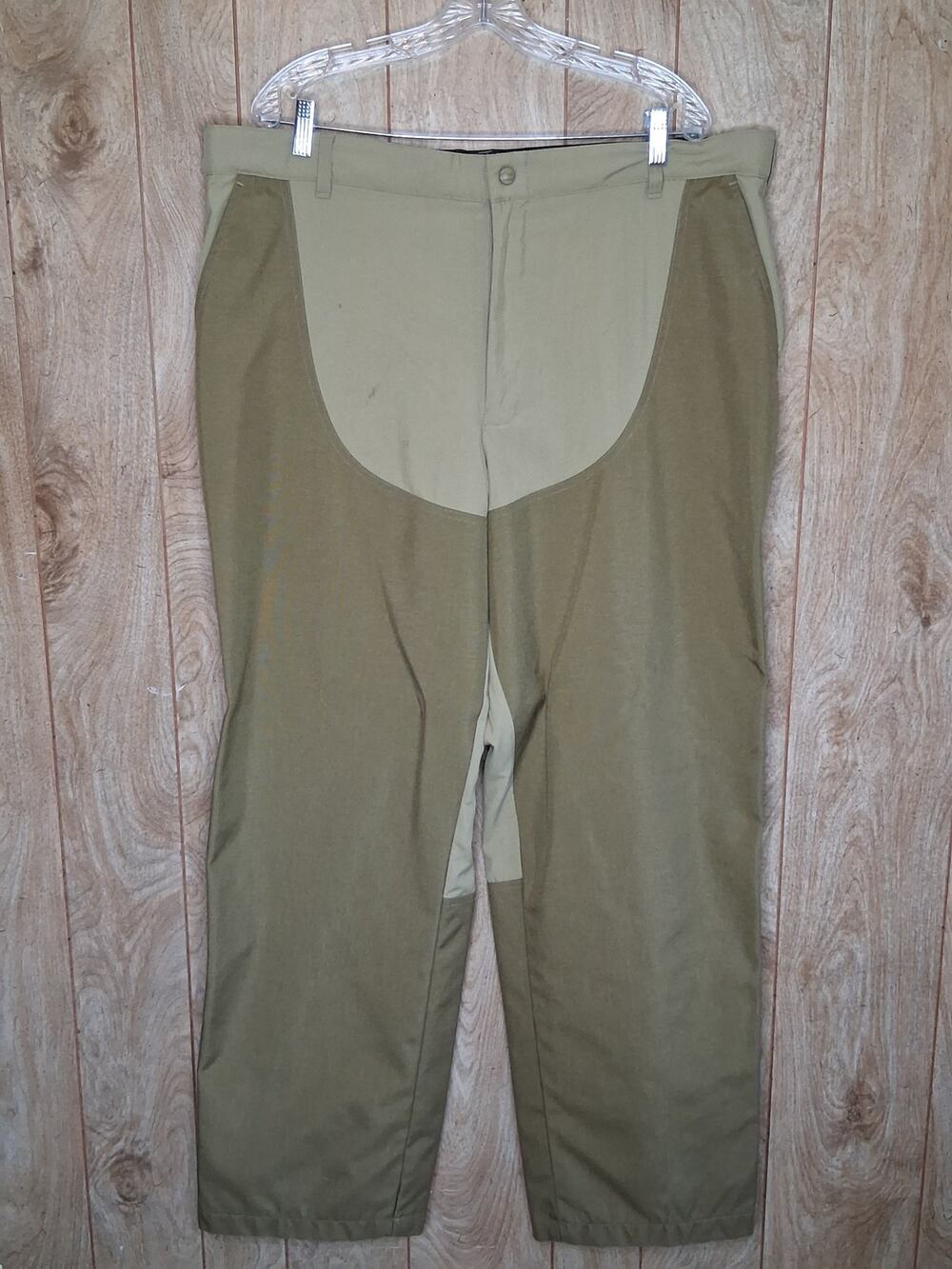 Men's L.L. Bean 42-Reg Gore-Tex Hunting Outdoor Pant Waterproof Pockets Khaki
